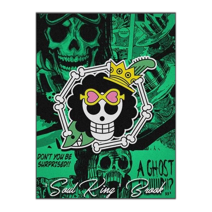 tableau toile one piece jolly roger brook 3