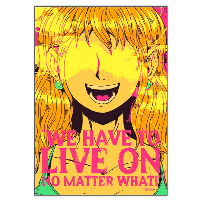 tableau toile one piece quote nami 3