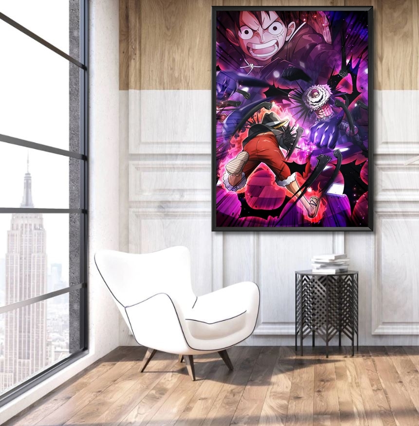 tableau toile one piece monkey luffy katakuri 5