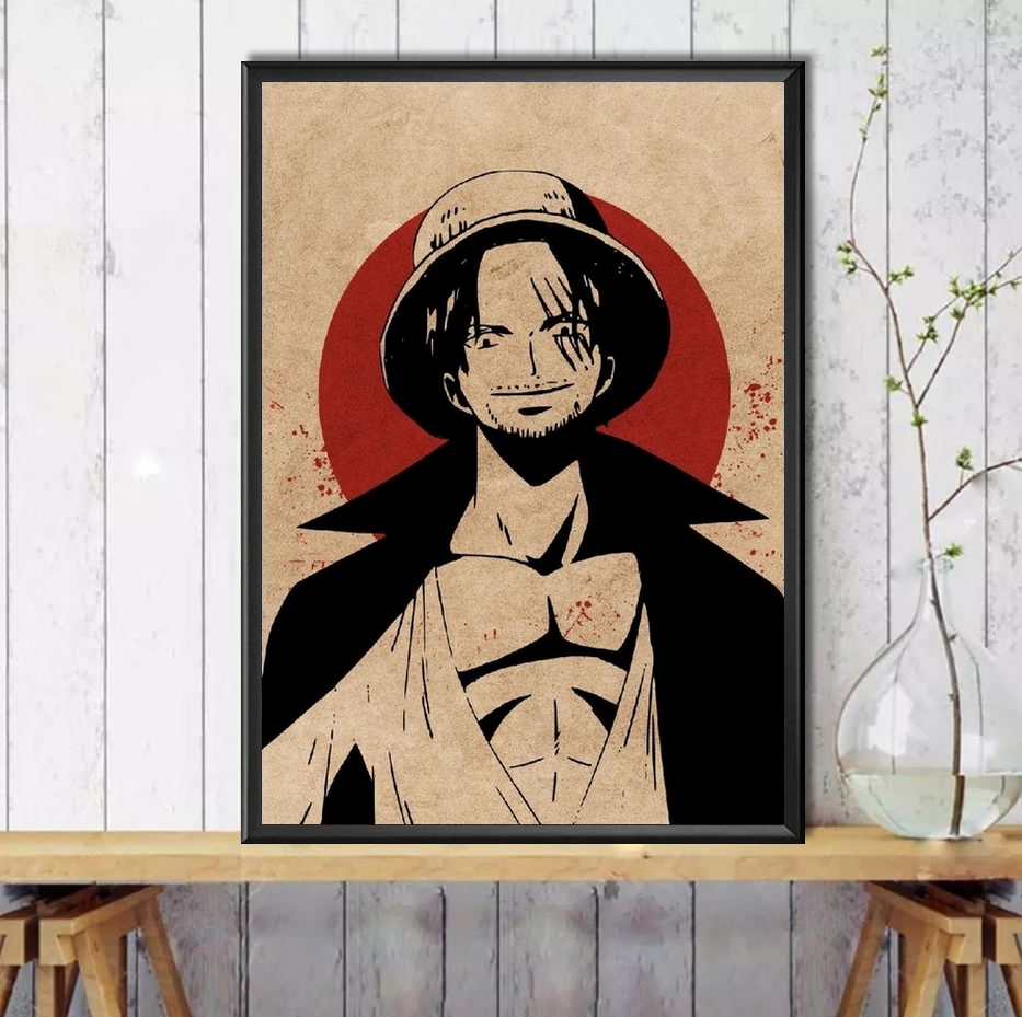 tableau toile one piece red point shanks 5