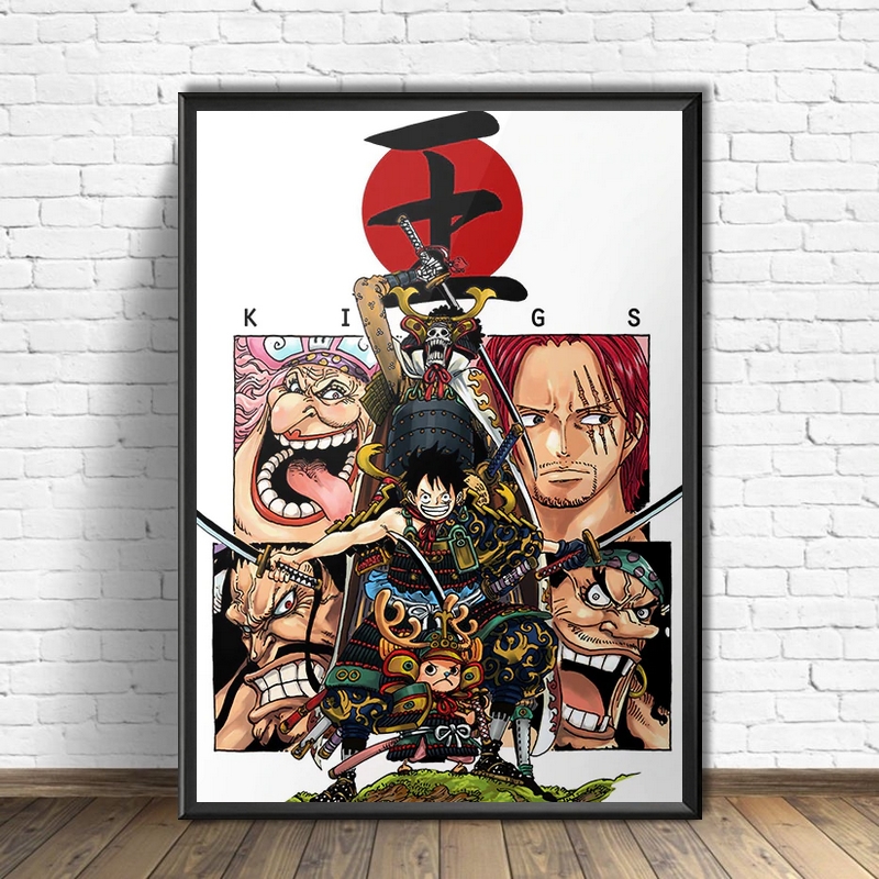 tableau toile one piece empereurs samourai 4