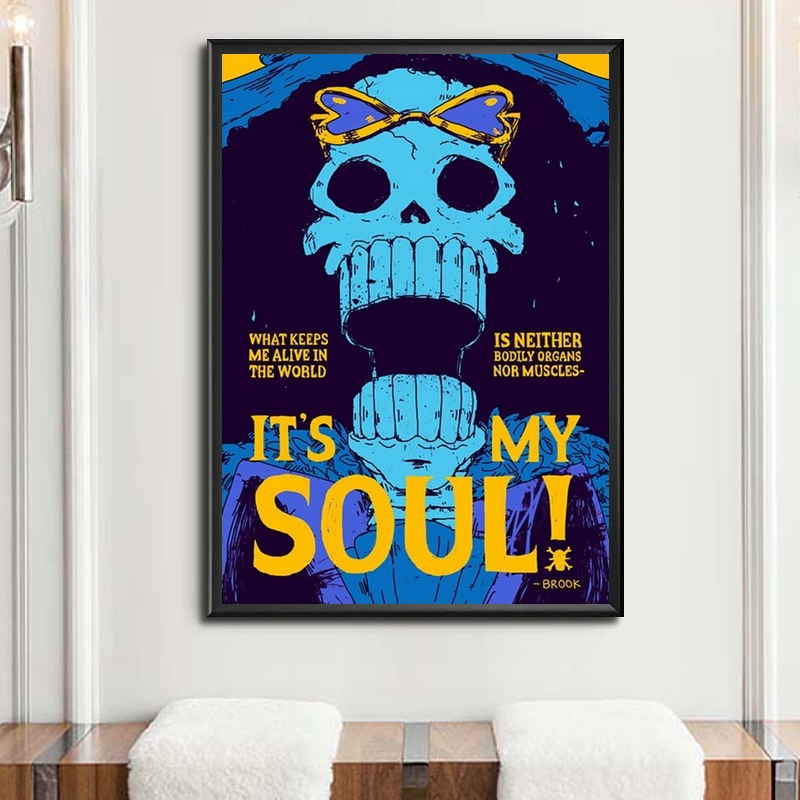 tableau toile one piece quote brook 5