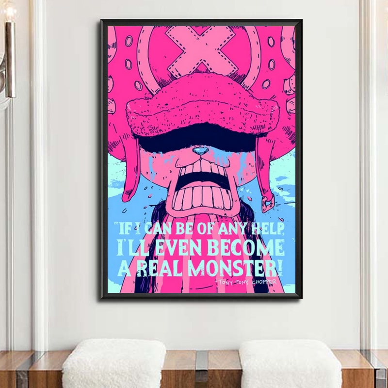 tableau toile one piece quote tony chopper 5