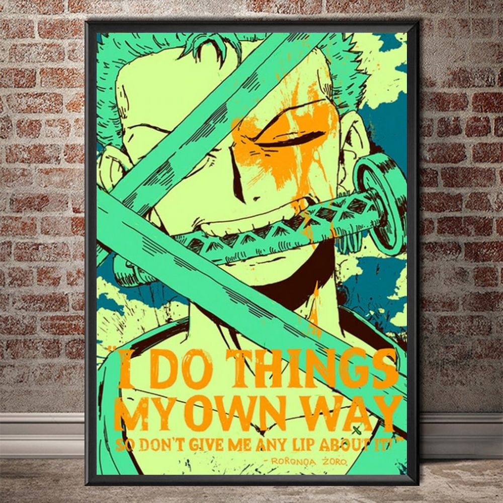 Tableau One Piece Quote Zoro