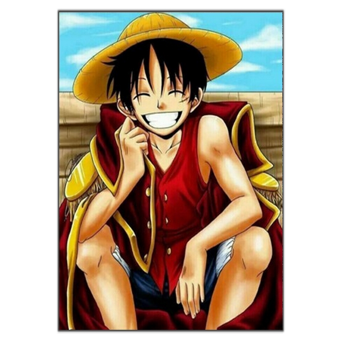 tableau toile one piece monkey luffy smile 6