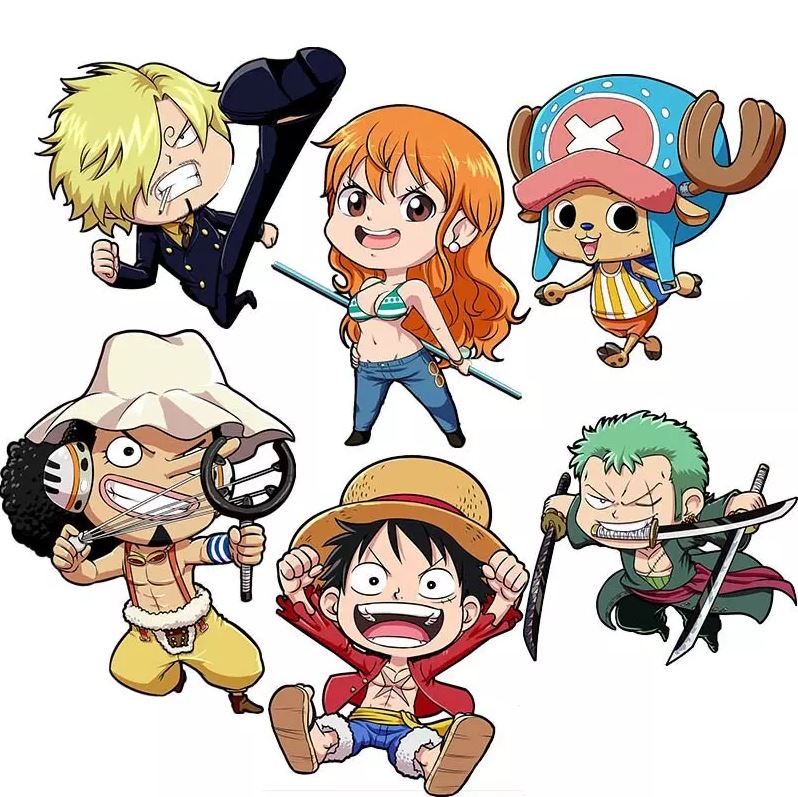 Autocollants One Piece Mugiwara