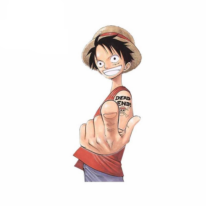 Autocollant One Piece Luffy Dead End