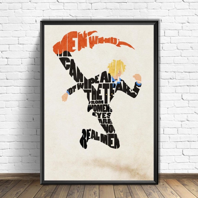 Tableau One Piece Sanji Letters