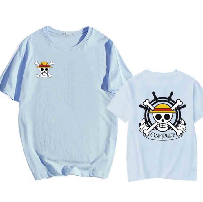 tshirt one piece helm barre thousand sunny bleu