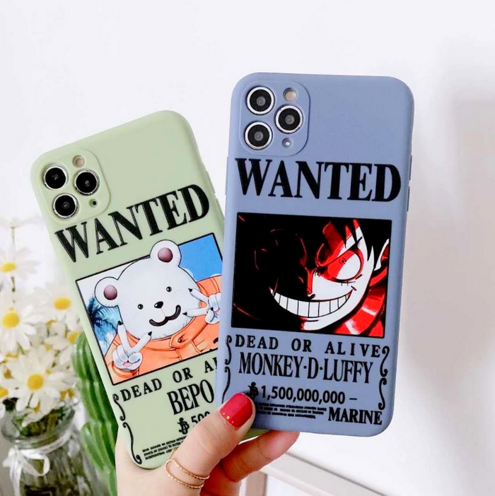 coque iphone one piece affiche wanted 4
