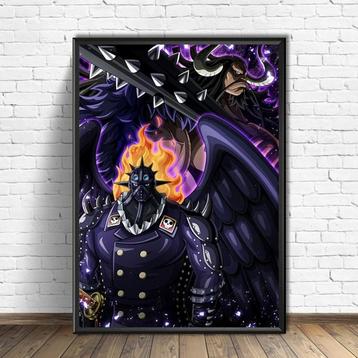 tableau toile one piece kaido king 1