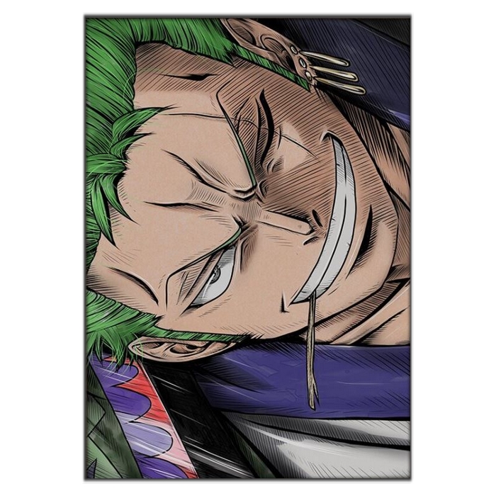 tableau toile one piece roronoa zoro wano kuni 1