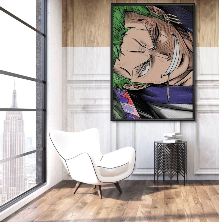 tableau toile one piece roronoa zoro wano kuni 2