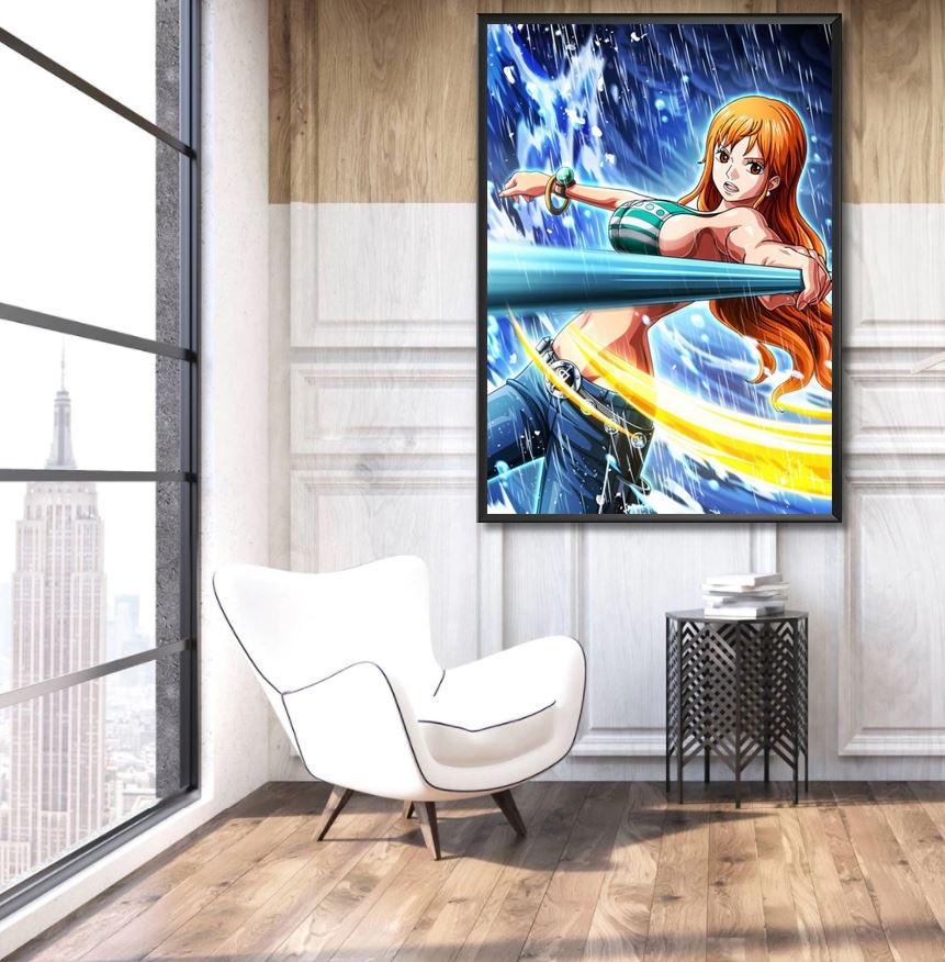 tableau toile one piece nami clima tact 1