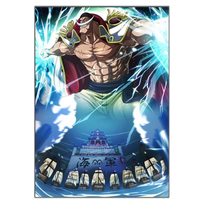 tableau toile one piece barbe blanche marine ford 2