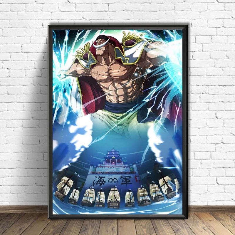 Tableau One Piece Barbe Blanche Marine Ford