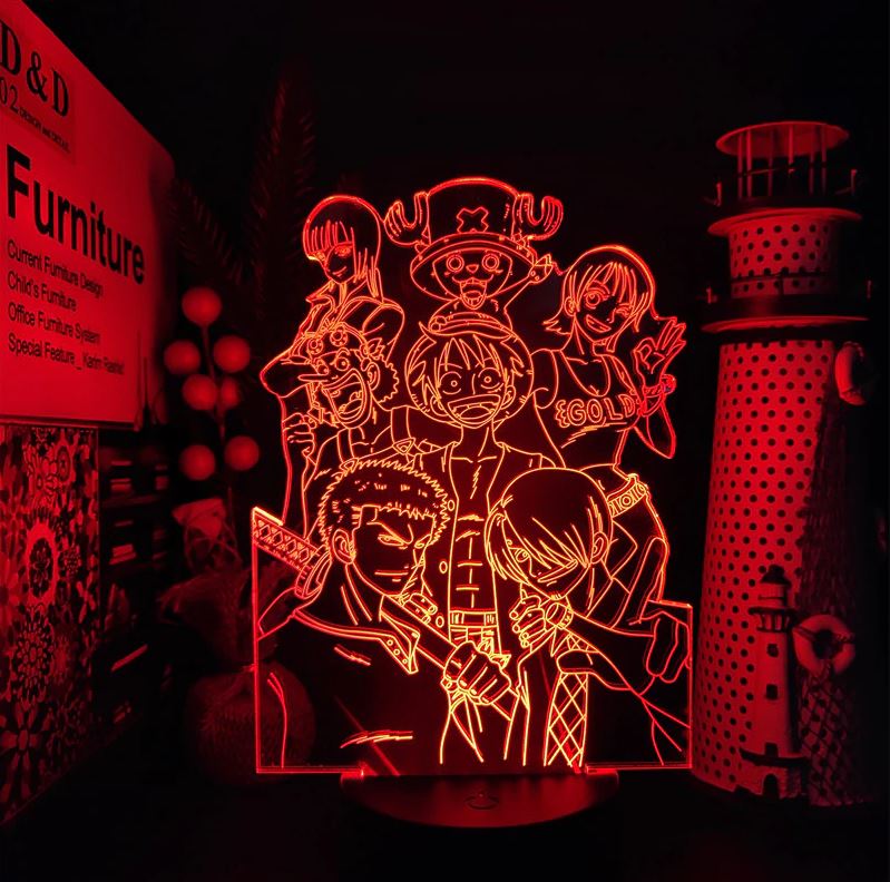 lampe 3d one piece seven mugiwara 4