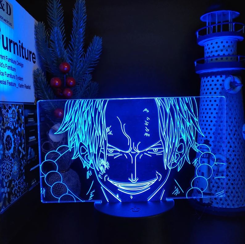 Lampe 3D One Piece Ace Marine Ford