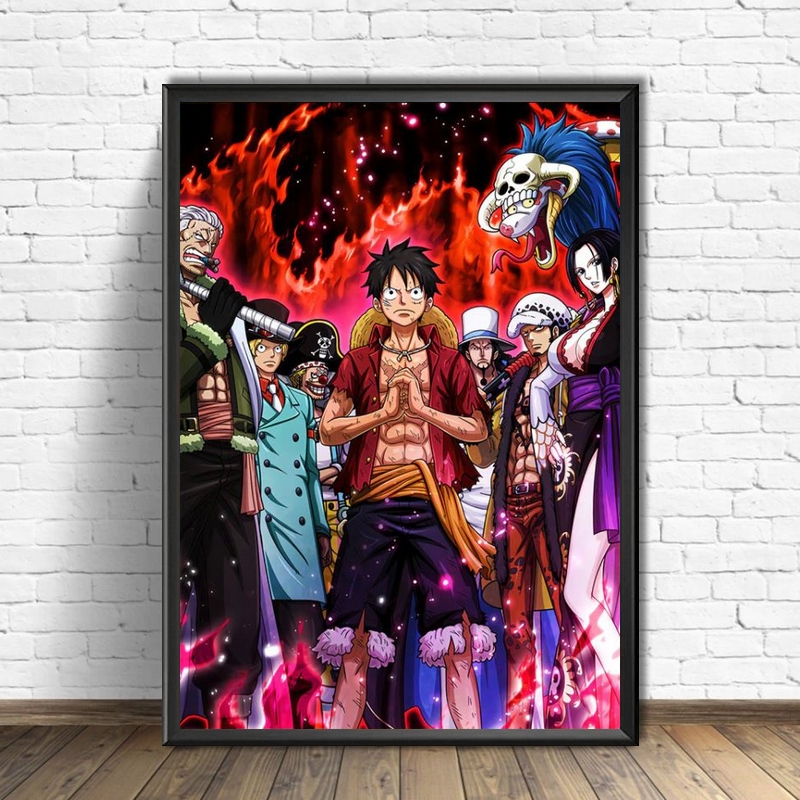 tableau toile monkey luffy personnage 2