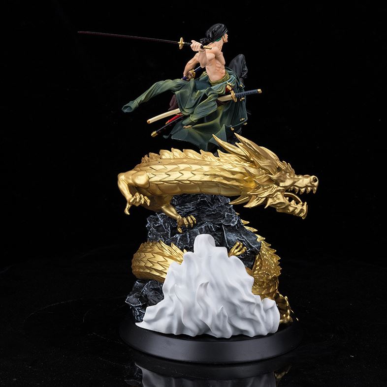 figurine one piece zoro gold dragon 1