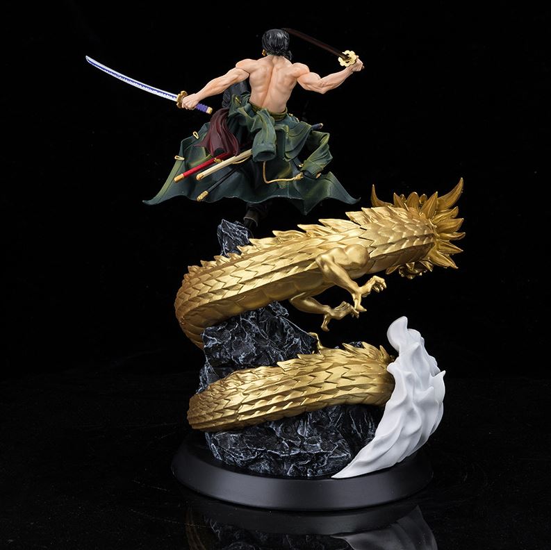figurine one piece zoro gold dragon 5