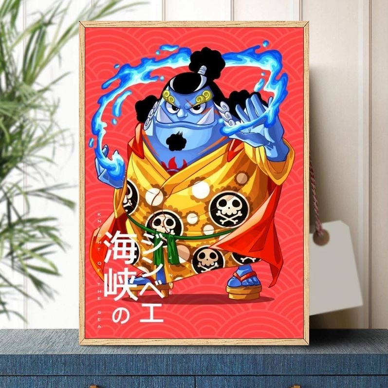 tableau toile one piece jinbe tny wano  2