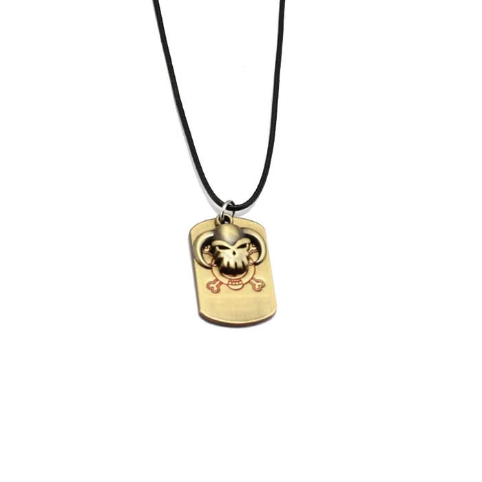 Collier One Piece Ace Symbole