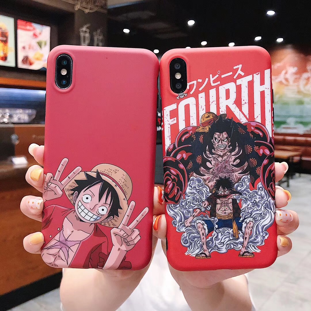 Coque iPhone One Piece Red Luffy