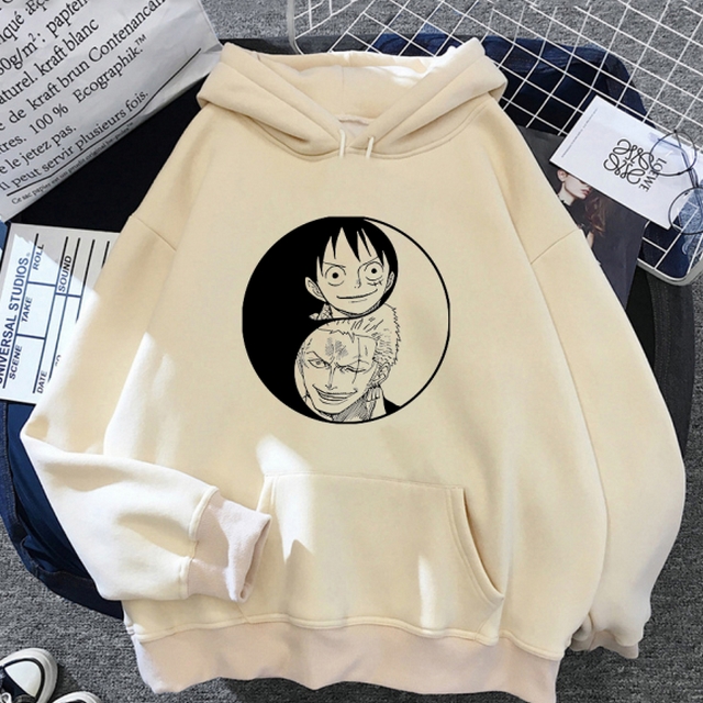 sweatshirt one piece luffy zoro ying yang 1