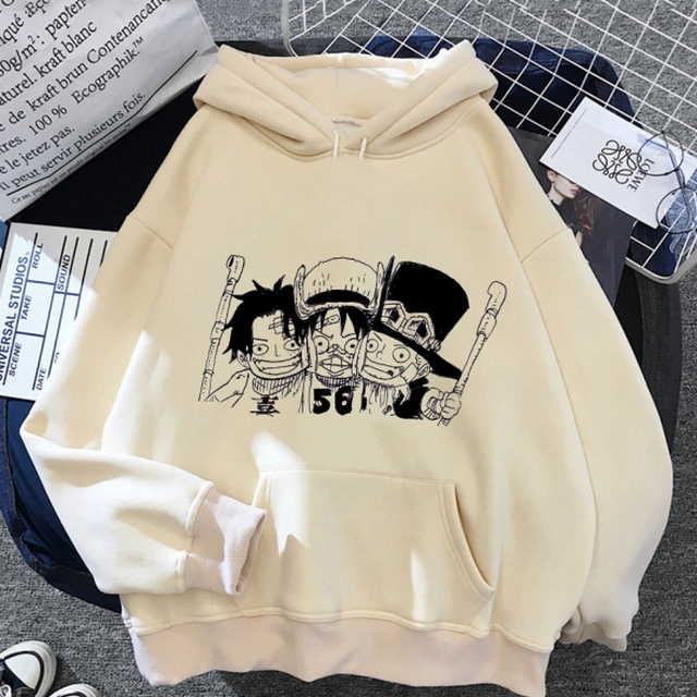 sweatshirt one piece luffy ace sabo 2