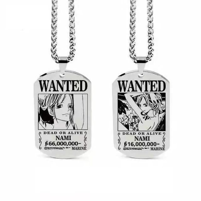 pendentifs one piece wanted nami
