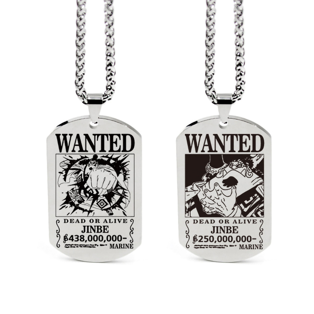 pendentifs one piece wanted jinbe