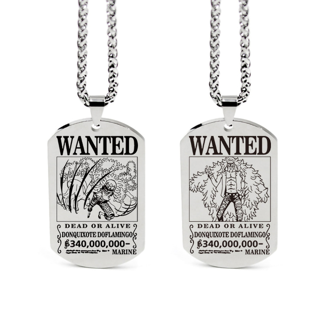 Collier One Piece Wanted Doflamingo