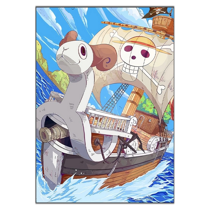 tableau toile one piece going merry 3