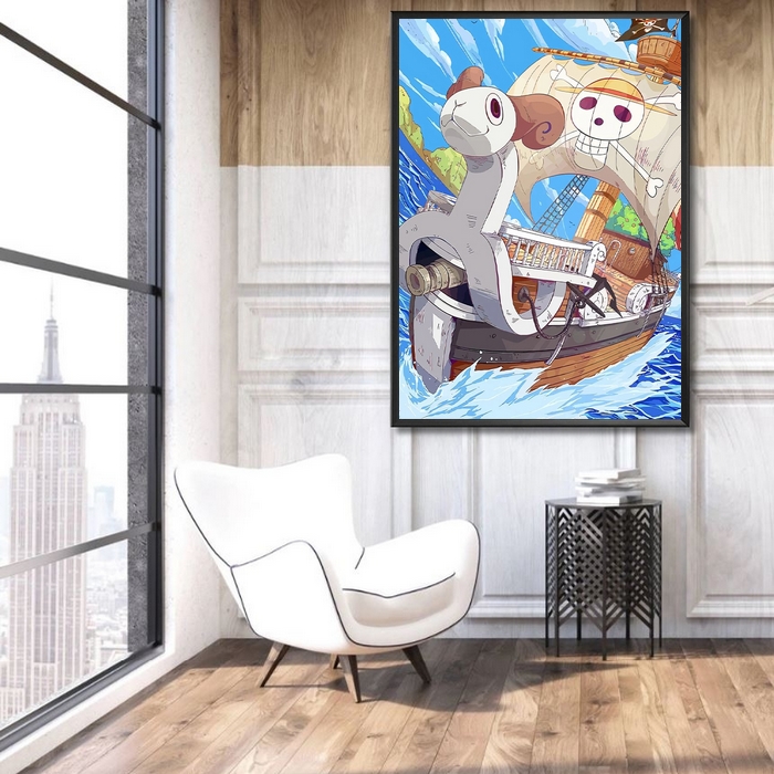 tableau toile one piece going merry 2