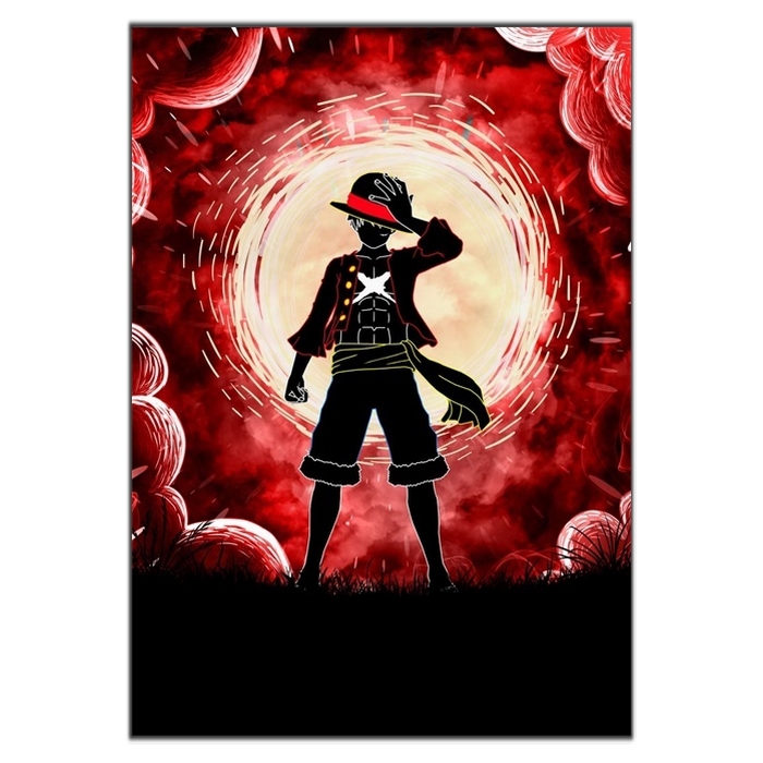 tableau toile one piece monkey luffy after cloud 3