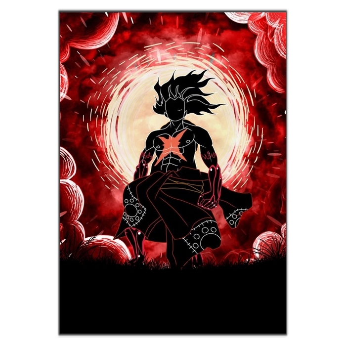 tableau toile one piece luffy snakeman 2