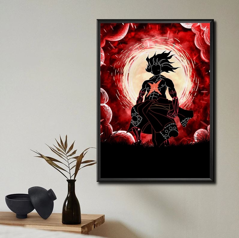 tableau toile one piece luffy snakeman 3