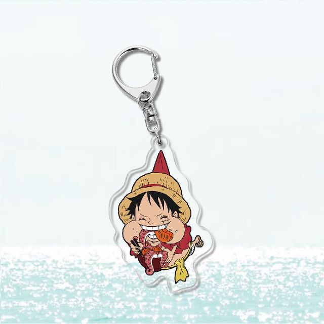 porte cles one piece tiny luffy octopus