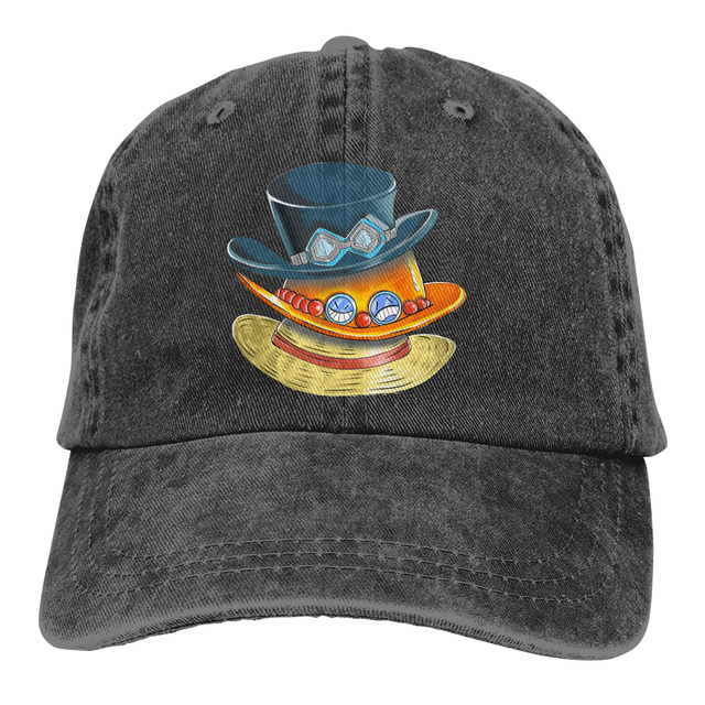 casquette one piece brothers hats luffy ace sabo 6