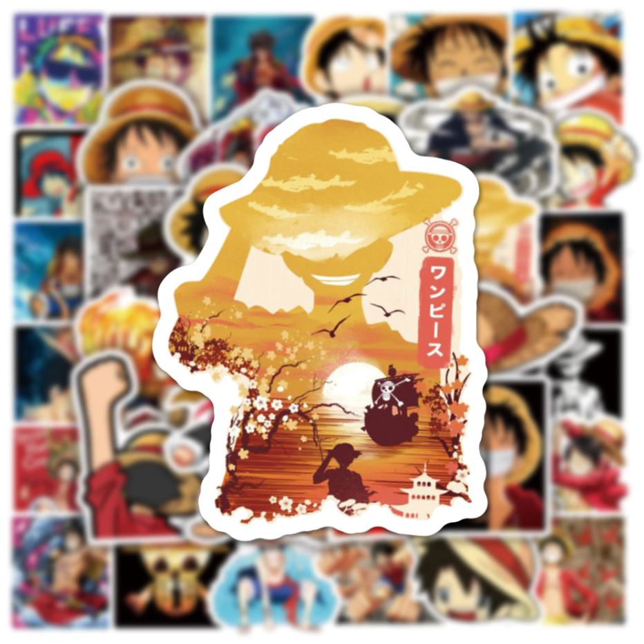 autocollants one piece pack luffy 3