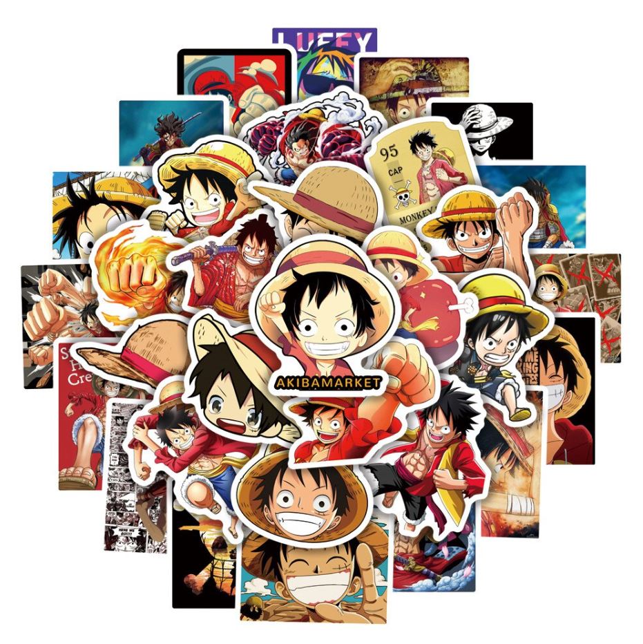 autocollants one piece pack luffy 2