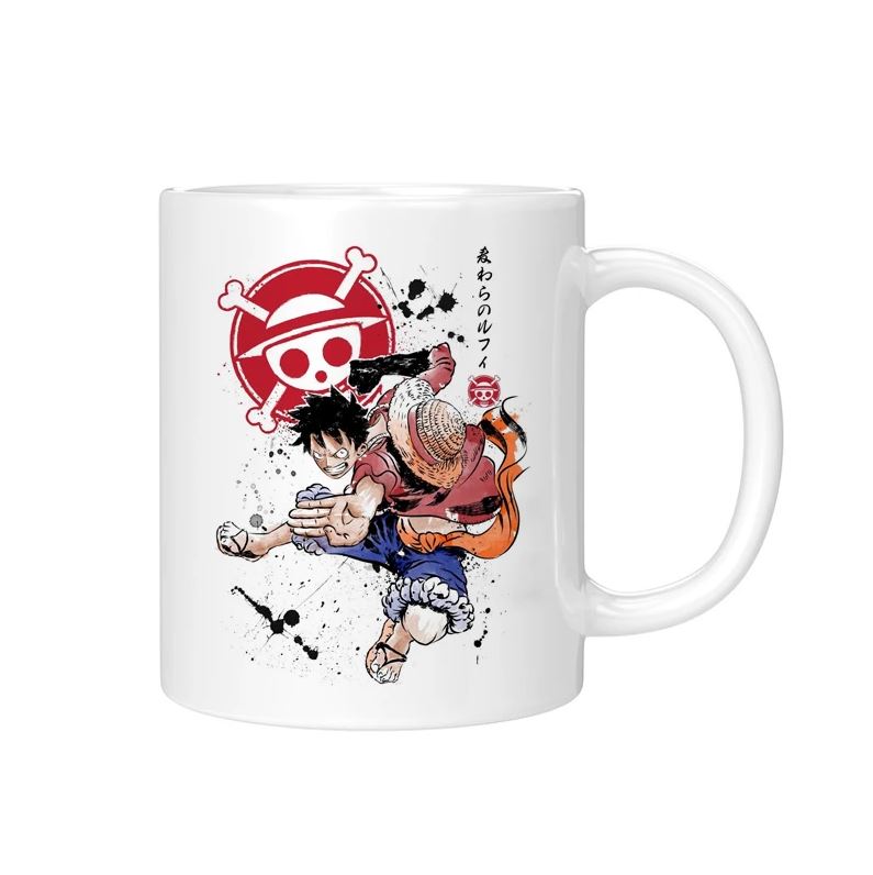 mug tasse one piece monkey luffy attack