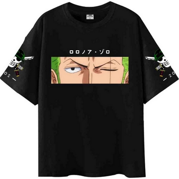 t shirt one piece roronoa zoro pirate 2