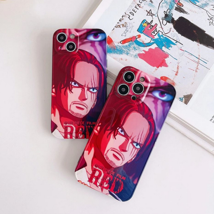 Coque iPhone One Piece Shanks Red
