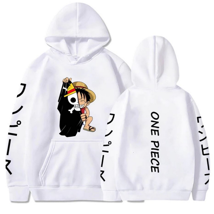 sweatshirt one piece monkey luffy flag hk 3