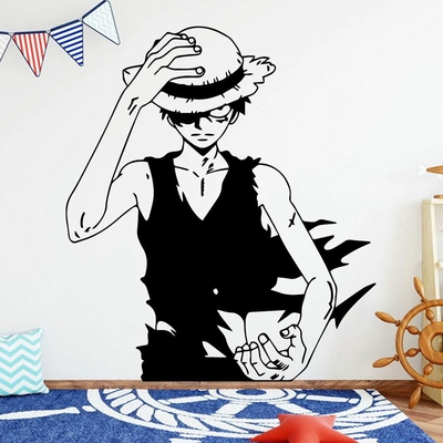 Sticker Mural One Piece Strawhat