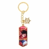 porte cles one piece square luffy