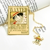 marque page one piece wanted luffy
