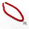 collier perles barbe blanche one piece argent